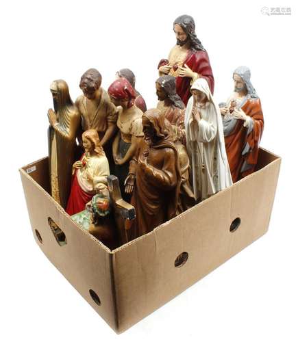 Box of various religious images