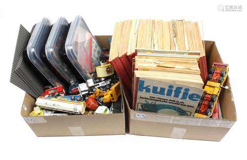 Box of comic books