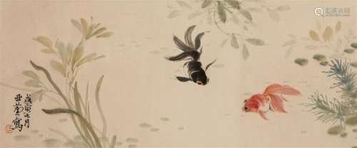 WANG YACHEN (1894-1983), GOLDFISH