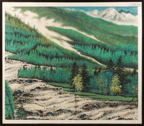 ZHANG BU (1934), CANADIAN LANDSCAPE