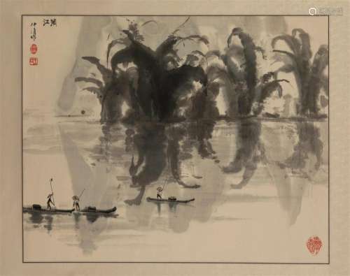WANG ZHONGQING (1924-2012), ALONG THE LI RIVER