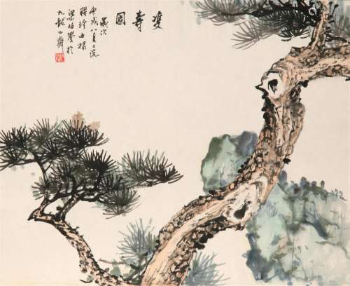LIANG BOYU (1903-1978), PINE TREE AND ROCK