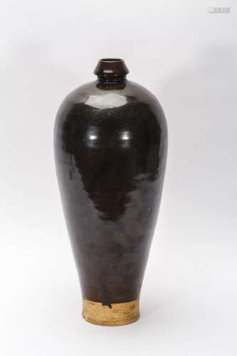 宋 磁州窯黑釉梅瓶