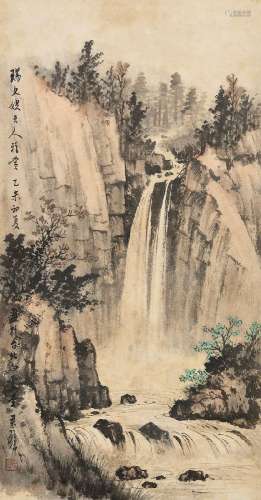 HUANG JUNBI (1898-1991)   Waterfall