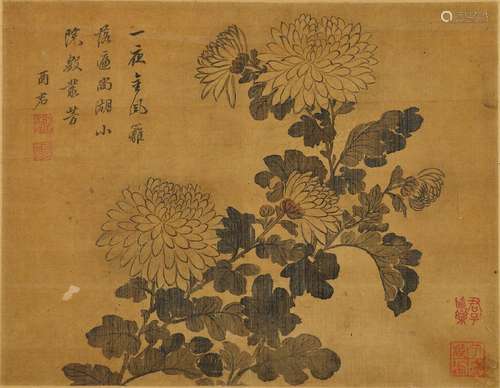 JIANG TINGXI (1669-1732)  Chrysanthemum