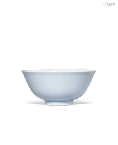 A CLAIR-DE-LUNE-GLAZED BOWL Yongzheng six-character mark and...