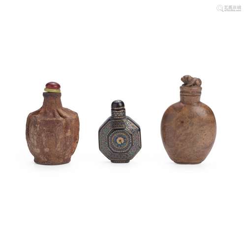 THREE 'ORGANIC' BOTTLES 1800-1900