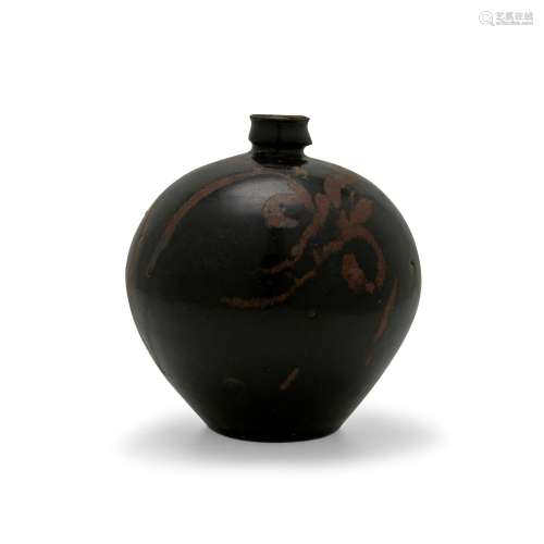 A HENAN BLACK GLAZED BOTTLE VASE Jin/Yuan dynasty, 12th/13th...