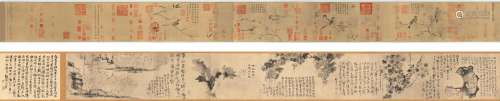 THREE PRINTED REPRODUCTIONS OF CHINESE HANDSCROLLS