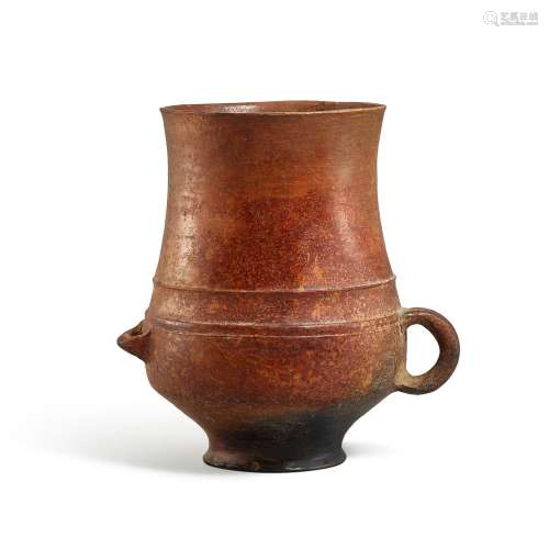 A large 'eggshell' pottery tankard, Longshan culture...