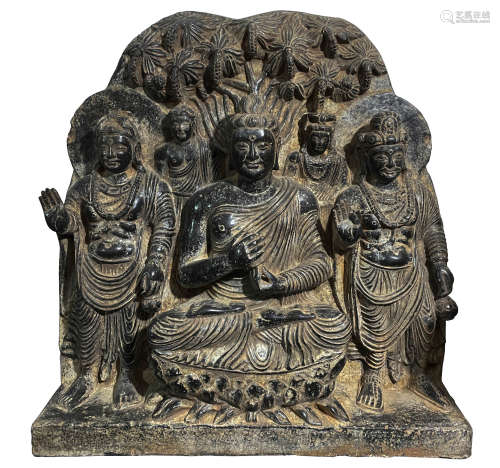 犍陀羅，石佛祖造像