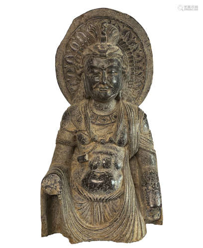犍陀羅，石佛祖造像