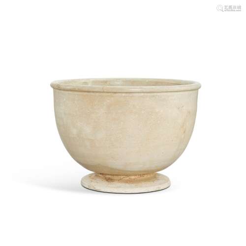 A large white-glazed bowl, Sui – Tang dynasty 隋至唐 白釉缽