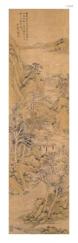 Dai Xi (1801-1860), Landscape 戴熙 （1801-1860） 倣古山水 設色...