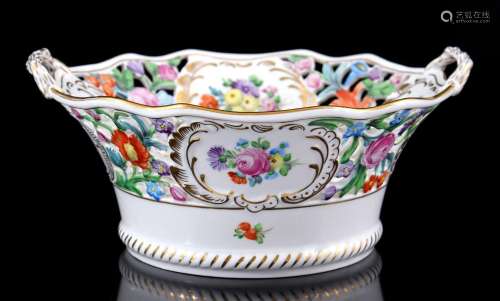 Dresden porcelain bowl