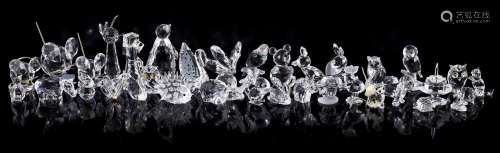 36 Swarovski crystal figures