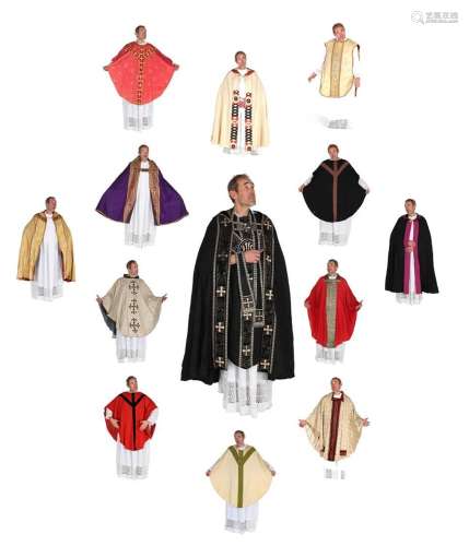 Decorated chasubles