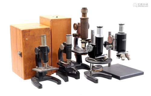 5 various microscopes