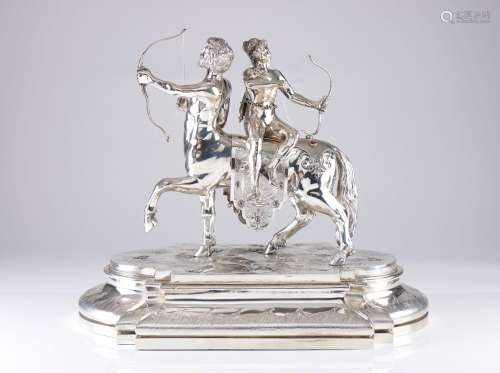 The hunting Diana riding a centaur