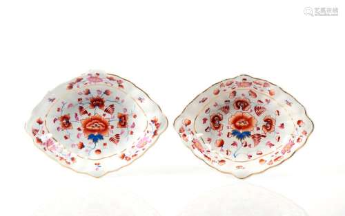 A pair of serving plates