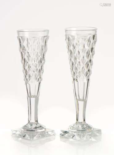 A pair of Champagne flutes