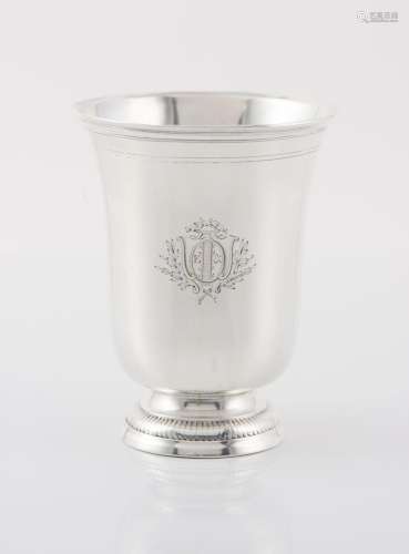 A Louis-Philippe tulip goblet