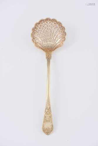 A Louis XVIII sugar caster spoon