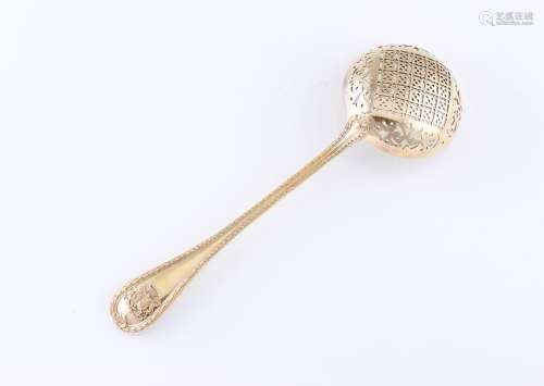 A Louis XVI style sugar sifter spoon<br />