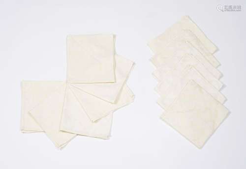 A set of 12 napkins