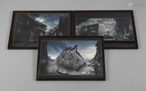 Drei chinesische Fotografien