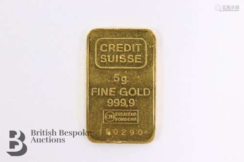 Credit Suisse 5g gold nugget