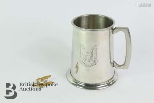 SAS Sheffield Mint pewter tankard