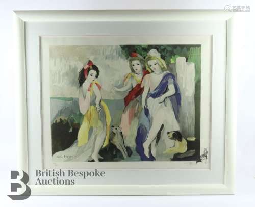 Marie Laurencin limited edition lithograph in colour