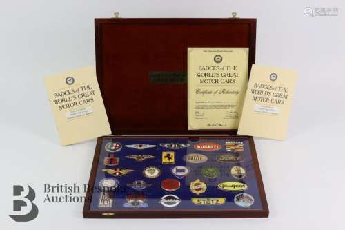 A boxed set of twenty five authentic silver and gold-plated