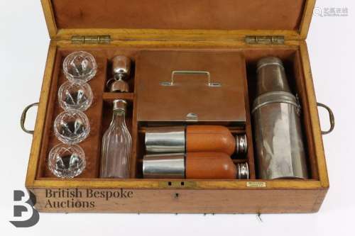 Early 20th century four person cocktail set