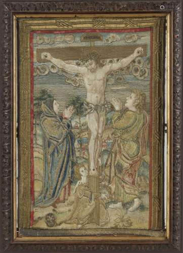 ORPHREY PANEL DEPICTING THE CRUCIFIXION