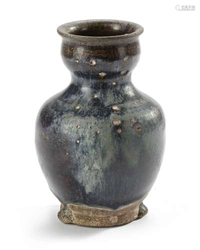 A CHINESE SPLASHED GLAZED JAR, TANG DYNASTY ( 609-960)
