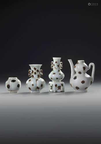 FOUR CHINESE QINGBAI OBJECTS, NORTHERN SONG DYNASTY (960–112...