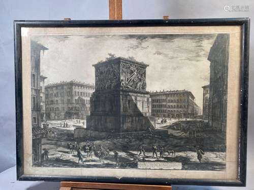 PIRANESI Giovanni - Battista (1720-1778)<br />
"Veduta ...