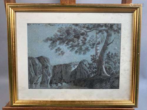 VASSEROT Jean (Joigny 1769-Vers 1832)<br />
"Paysage à ...