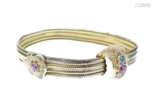 Victorian gem set bracelet