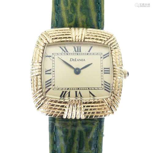 Delania - Ladys 18ct gold mechanical wristwatch