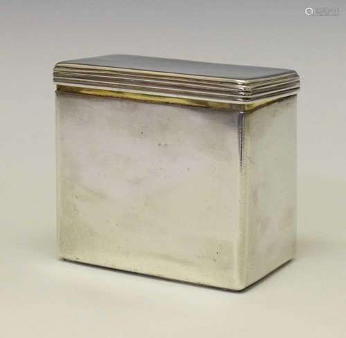 19th Century Russian silver box, MP 84 Zolotniks