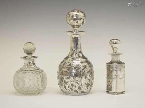 Three scent bottles