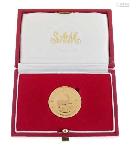 South Africa 1/2oz gold Krugerrand coin