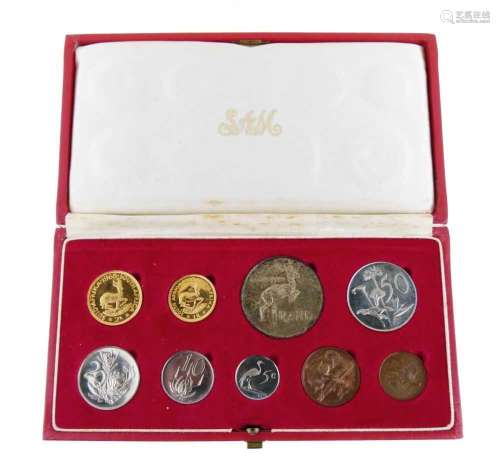 South Africa 1968 coin set