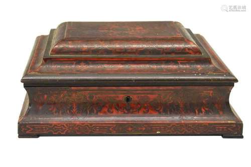 19th Century Boulle style workbox