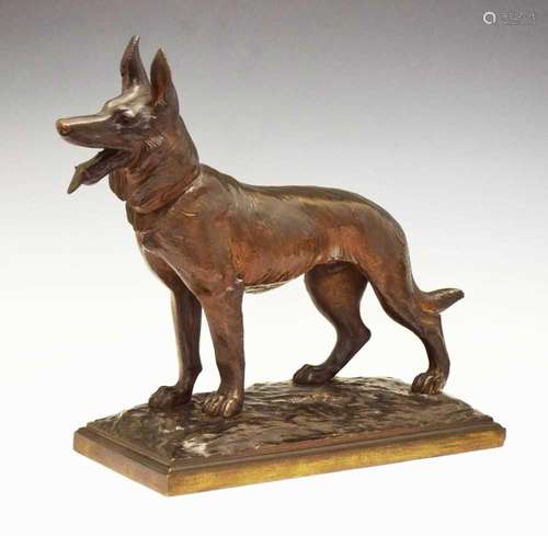 After Robert Bousquet, (early 20th Century) - Cast bronze Ge...