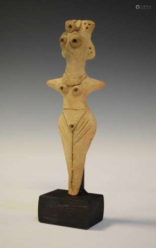 Syro Hittite terracotta figure of the goddess Astarte