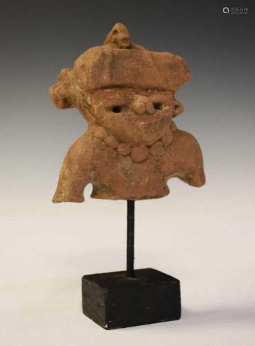 Antiquities - Pre Columbian terracotta bust